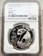Ngc Ms 69 China 1993 Small Date Panda Silver Coin 1oz 10 Yuan