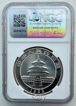 NGC MS 70 China 1992 Large Date Panda Silver Coin 1oz 10 Yuan S10Y PZ Surface