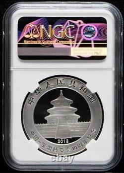 NGC MS-70 China 2013 10YUAN 1Oz Silver Panda Coin China ASEAN EXPO 10th 1PCS
