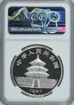 NGC PF69 1987 China Panda 1oz Silver Coin