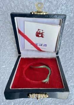 NGC PF69 China 1989 The 18th New York Expo Panda Silver Medal 1oz with COA Box
