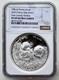 Ngc Pf69 China 2014 Nanjing Mint Two Lovely Panda Silver Medal 60g