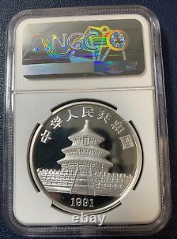 NGC PF69 UC China 1991 Proof Panda Silver Coin 1oz 10 Yuan