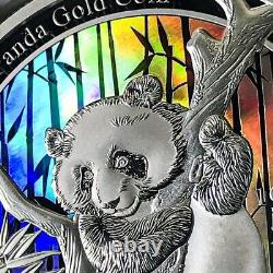 NGC PF70 2022 Gilt China Panda Coin Issuance 40th Anni Silver Panda medal 30g