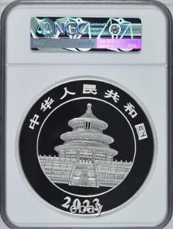 NGC PF70 2023 China Panda 1 Kilo Silver Coin COA First Releases (Panda Label)