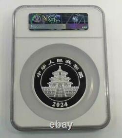 NGC PF70 China 2024 Panda Silver Coin 50YUAN 150g EARLY TELEASES With COA