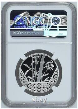 NGC PF70 Shanghai Mint Baby Panda Silver medal Jiawu year of horse 15g