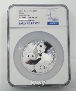 NGC PF70 UC 2023 China 150g Silver Panda Coin