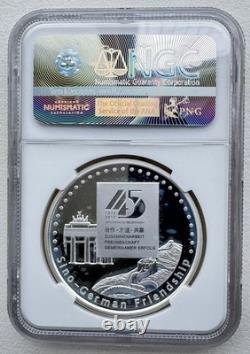 NGC PF 70 China 2017 Sino German Friendship Silver Panda Medal 1oz