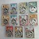 Pcgs Ms70 2025 China 10yuan Panda Silver Coin First Day With Box 11pcs Full Sets