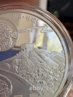 Pristine 2017 1 Oz Silver Panda Moon Festival With Hologram. Encapsulated UNC