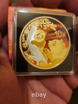 RARE? 2021 China 10Y Panda 30g. 999 Silver Proof 208/500