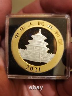 RARE? 2021 China 10Y Panda 30g. 999 Silver Proof 208/500