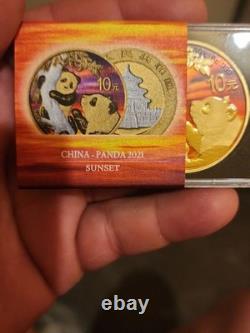 RARE? 2021 China 10Y Panda 30g. 999 Silver Proof 208/500