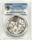 Rare 1995 Silver China 10 Yuan Panda Micro Date Small Twig Coin Pcgs Ms67