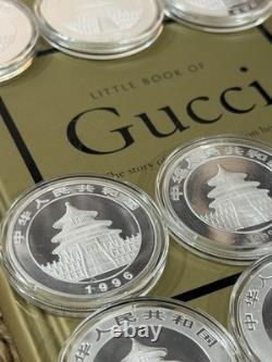 Rare 9 x China Chinese Silver. 999 Panda 1oz Coins/Rounds/BU/Proof 1989-2006 Set