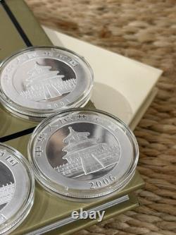 Rare 9 x China Chinese Silver. 999 Panda 1oz Coins/Rounds/BU/Proof 1989-2006 Set