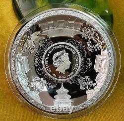 Solomon Islands 2022 (40th Anniversary of China Panda Issue)50g Silver coin 70mm