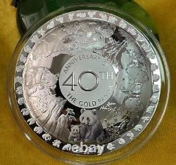 Solomon Islands 2022 (40th Anniversary of China Panda Issue)50g Silver coin 70mm