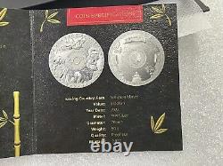Solomon Islands 2022 (40th Anniversary of China Panda Issue)50g Silver coin 70mm