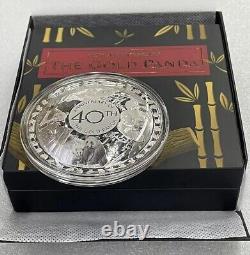 Solomon Islands 2022 (40th Anniversary of China Panda Issue)50g Silver coin 70mm