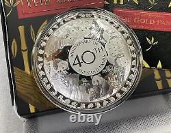 Solomon Islands 2022 (40th Anniversary of China Panda Issue)50g Silver coin 70mm