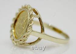 Without Stone China Panda COIN Women's Engagement Ring 14k Yellow Gold Plated