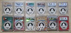 12 pièces PCGS MS70 Chine 2024 30g (30 grammes) pièces d'argent Panda
