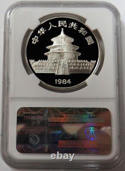 1984 Chine Argent 10 Yuan Épreuve Panda Ngc Pf 69 Ultra Cameo