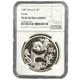 1987 Panda Argent&eacute;e Chinoise 1 Oz 999 10 Yuans Ngc Pf69 Ultra Cameo