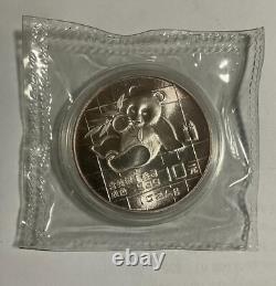 1989 Chine 10 YUAN pièce en argent Panda 1oz Ag. 999