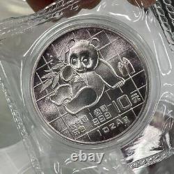 1989 Chine 1 once panda pièce d'argent 10Yuan, Chine panda pièce commémorative en argent