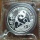 1990 Chine 10 Yuan Panda Pièce En Argent Pf 1 Oz Ag. 999 Pièce En Argent Pf Panda Chine