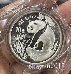 1993 Chine 10 YUAN 1oz Pièce en Argent Panda