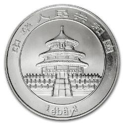 1993 Chine 1 oz Panda en argent Petite Date BU (scellé)