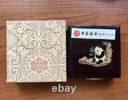 1994 CHINE 1oz Argent 10 Yuan pièce Panda de Chine avec boîte d'origine et certificat d'authenticité