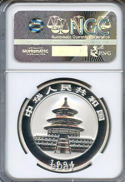 1994 Chine 10 Yuan 1 oz Preuve Panda Pièce en Argent NGC PF68