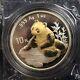 1998 Chine 10 Yuan Monnaie Expo Pékin 1oz Panda En Argent Doré, Avec Certificat