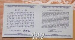 1Pcs 2000 China Guangzhou Coin EXPO 10YUAN 1oz Silver Panda Coin with COA  <br/>	<br/> Traduction en français : 1 pièce de monnaie Panda en argent 1oz 10YUAN de l'EXPO de pièces de monnaie de Guangzhou en Chine en 2000 avec certificat d'authenticité