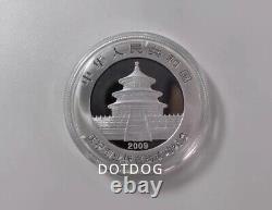 1 pièce de monnaie Panda d'argent de 1 oz de la Chine 2009 10 yuans: Inauguration réussie de CHINEXT