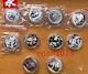 2001-2010 Chine 10yuan Panda Pièces D'argent (1 Oz) 10pcs, Pas De Coa, Pièce De Panda