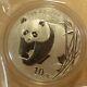 2002 Chine 10 Yuan Panda Argent 99,9% 1oz Pièce D'argent Dans Une Capsule + Sceau (argent)