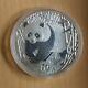 2002 Chine 10 Yuan Panda Argent 99,9% 1oz Pièce D'argent Dans Une Capsule (argent)