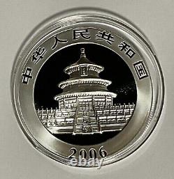 2006 Chine 10 YUAN Pièce d'argent Panda 1 oz Ag. 999