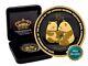 2009 1oz 10yuan Argent Panda Chine Or Empire Noir 24kt Or Nouveau Seulement 500 #61