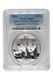 2010 Panda Chinois En Argent 0,9989 Oz Pcgs Ms 69
