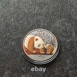 2011 1OZ 10Yuan Argent Panda Chine Empire Noir 24kt Or NOUVEAU UNIQUEMENT 1000 pièces 3