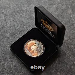 2011 1OZ 10 Yuan Argent Panda Chine Empire Noir 24kt Or PREUVE UNIQUEMENT 1000pc 321