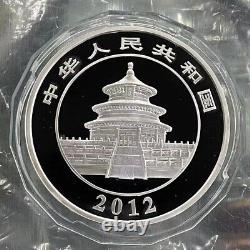 2012 Chine 5oz Panda Pièce D'argent 50yuan, Chine Panda Argent Commémoratif Coin