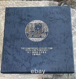 2012 Chine 5oz Panda Pièce D'argent 50yuan, Chine Panda Argent Commémoratif Coin